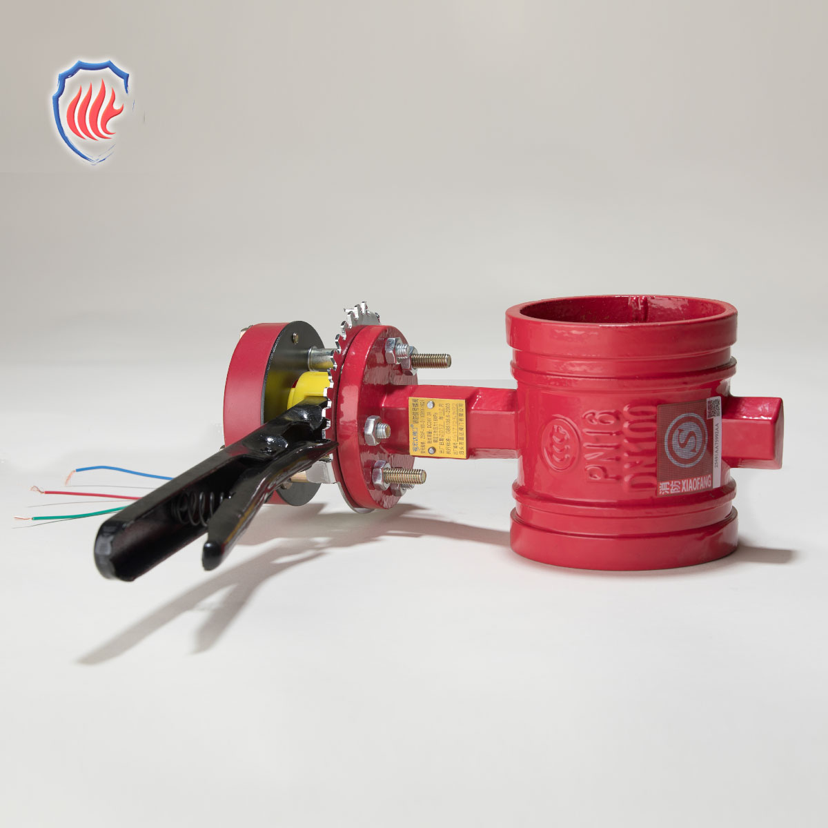 Signal Grooved Butterfly Valve with Handle